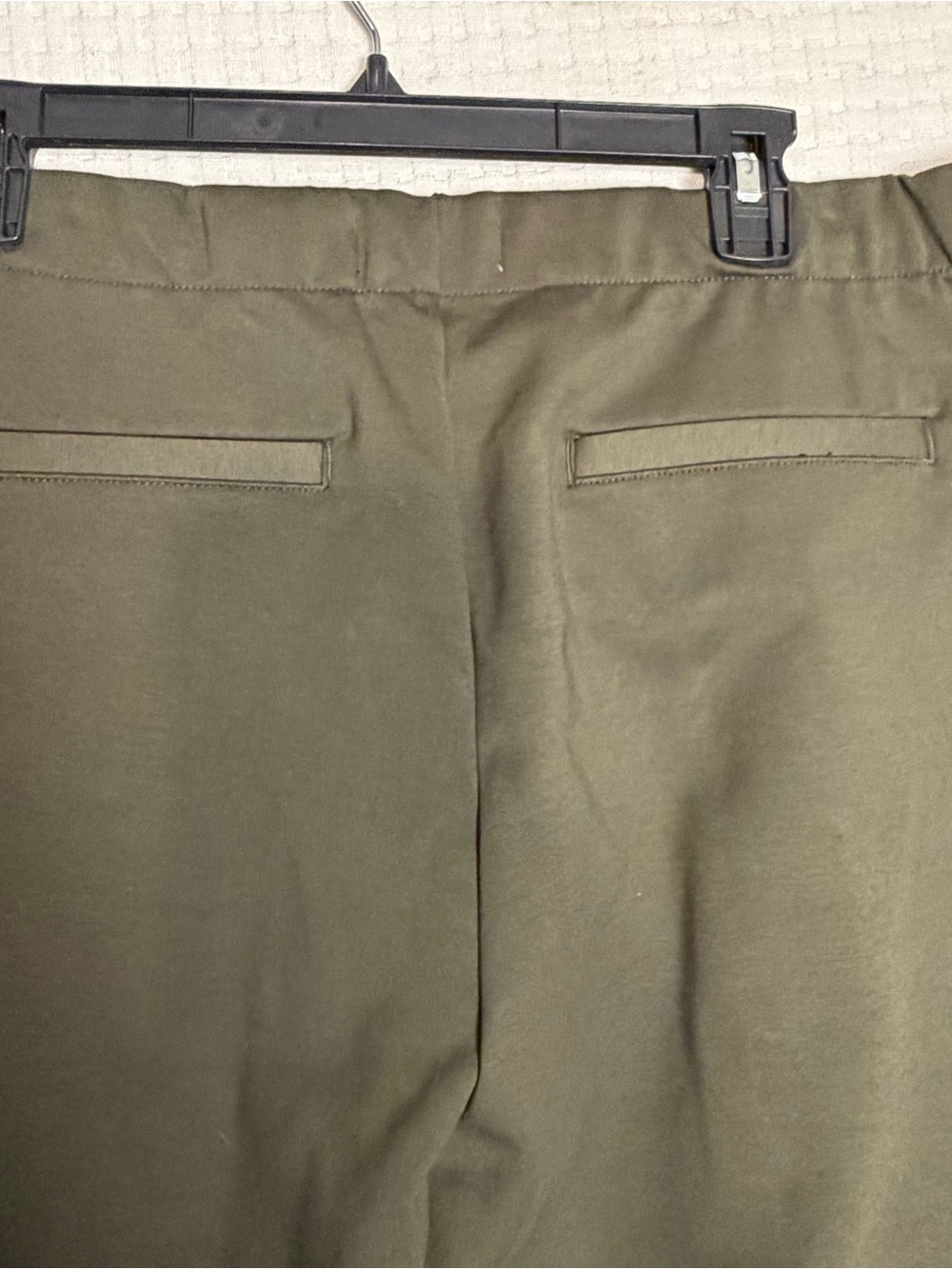 NEW Everlane The Dream Pant Olive Green Ankle Pants Womens XL Pockets Pull-On - Picture 11 of 15